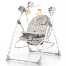 Колыбель-качели CRL-0005 Grey Planet, Carrello Nanny 3 в 1